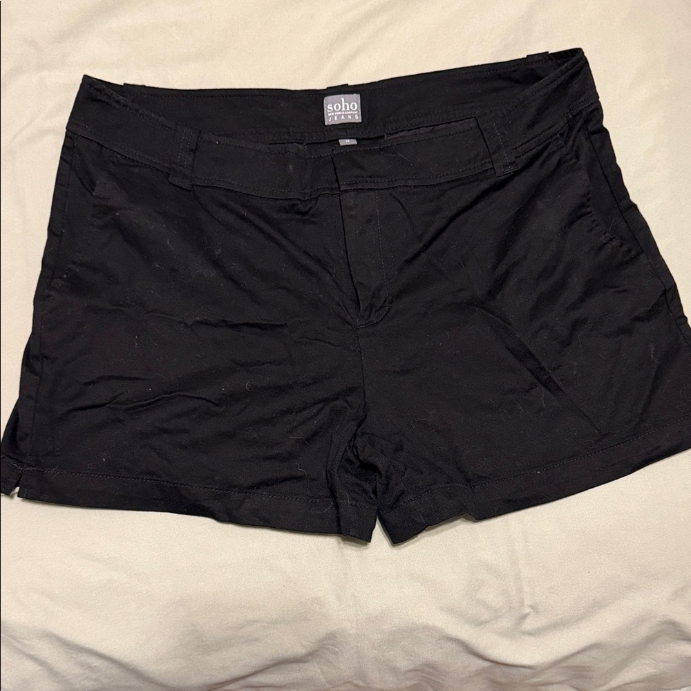 Soho Apparel Women's Classic Black Cargo Shorts